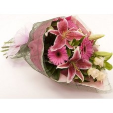 Pink Lilies and Gerbera's